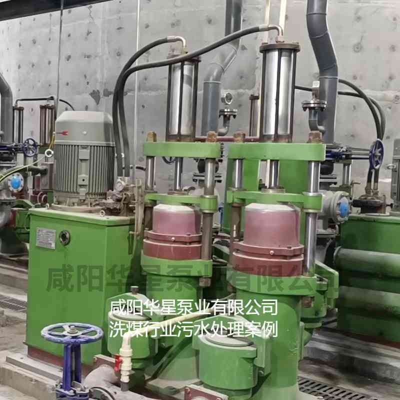 壓濾機入料泵在洗煤廠使用現(xiàn)場圖片